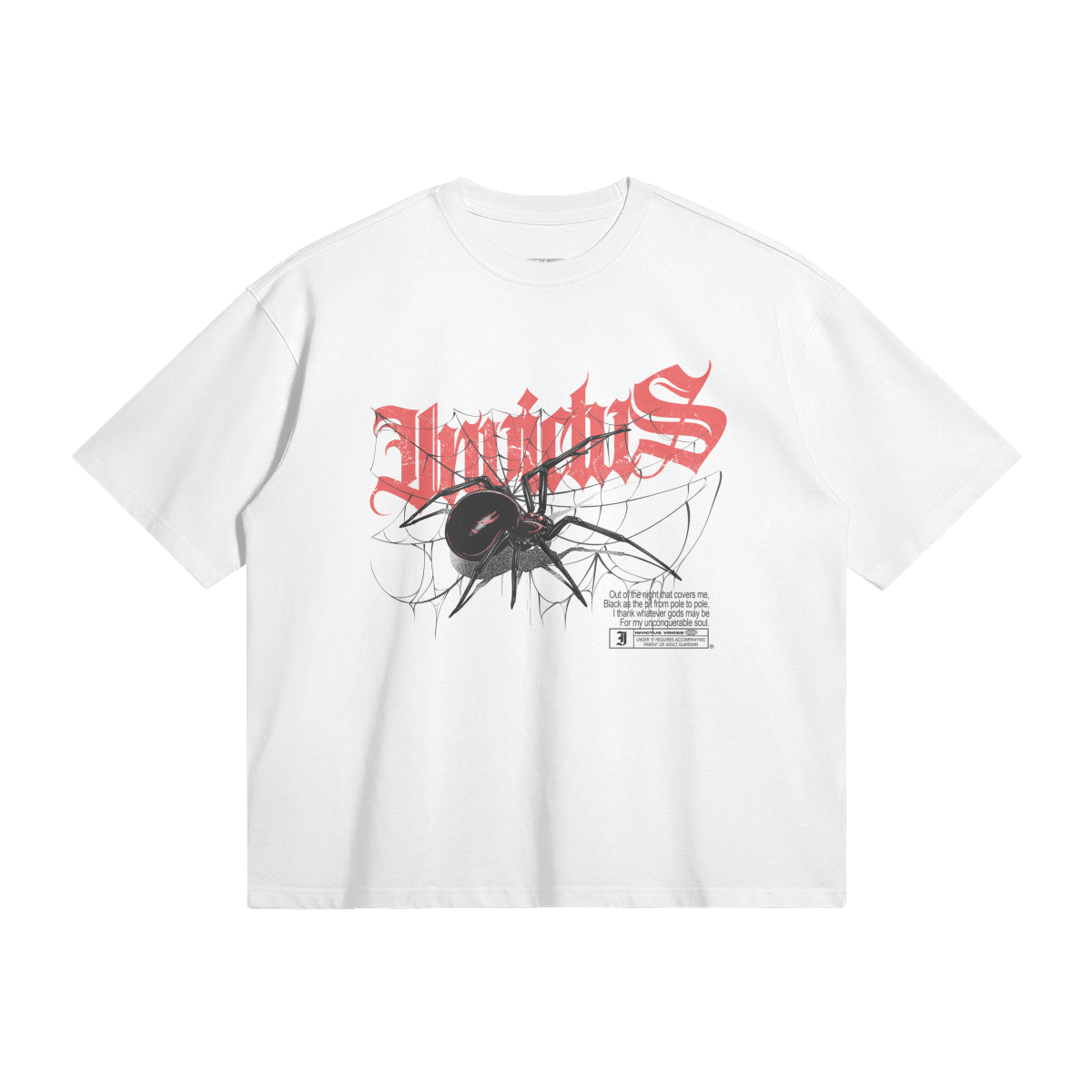 BLACK WIDOW TEE - WHITE