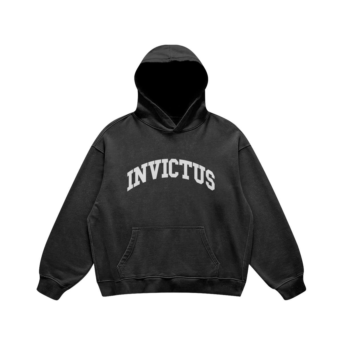 HEAVYWEIGHT VARSITY HOODIE - BLACK