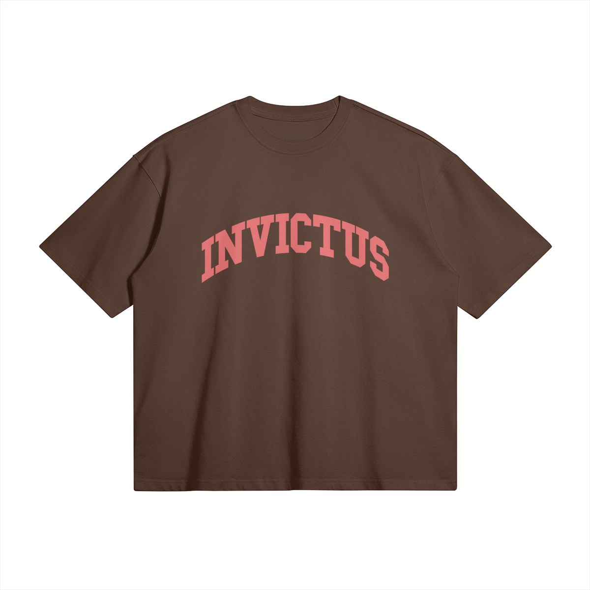 OVERSIZED VARSITY TEE - BROWN