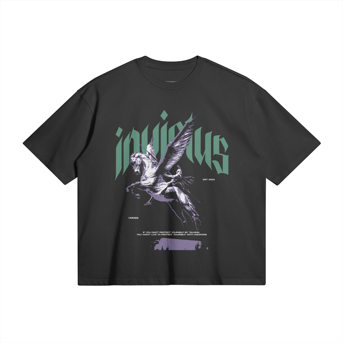 PEGASUS  TEE - BLACK